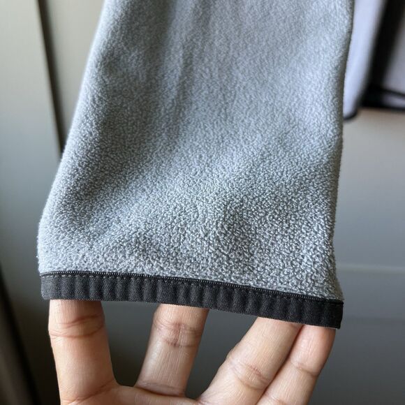 The North Face Fleece Pullover Sweater 1/4 Snap Button Mens Medium Gray Outdoor - Picture 4 of 12